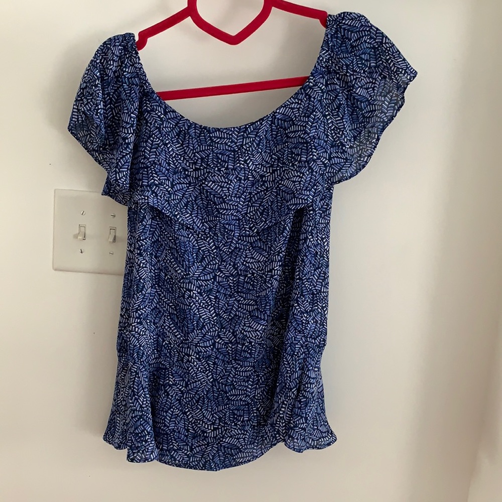 OFF the shoulder BANANA REPUBLIC blouse XS